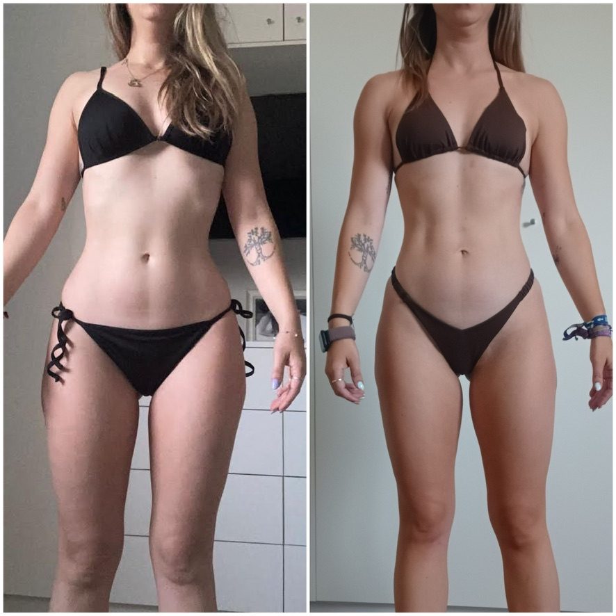 Transformación de Antonia — antes y después