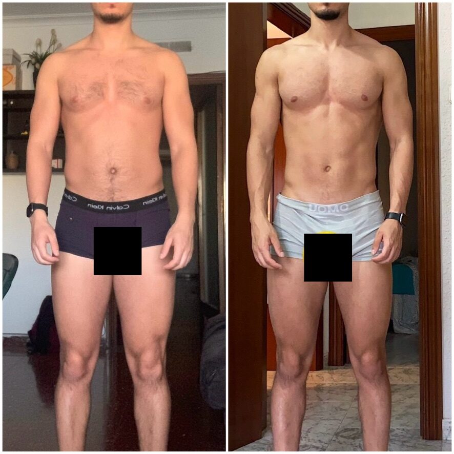 Transformación de Ismael — antes y después