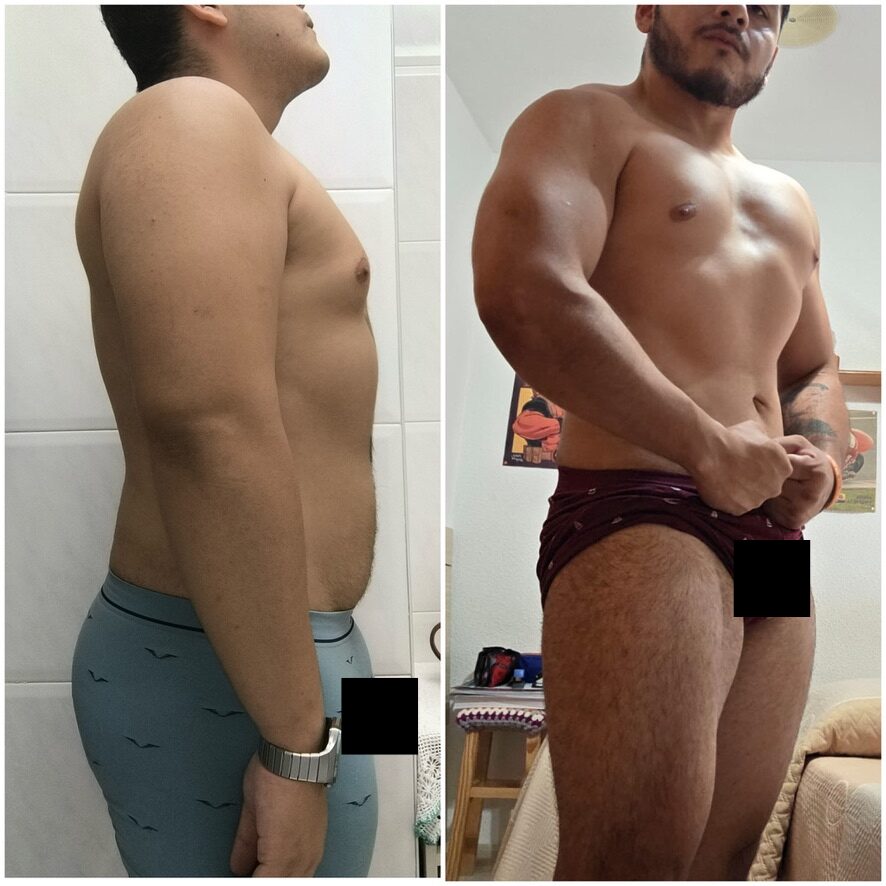 Transformación de Ronald — antes y después